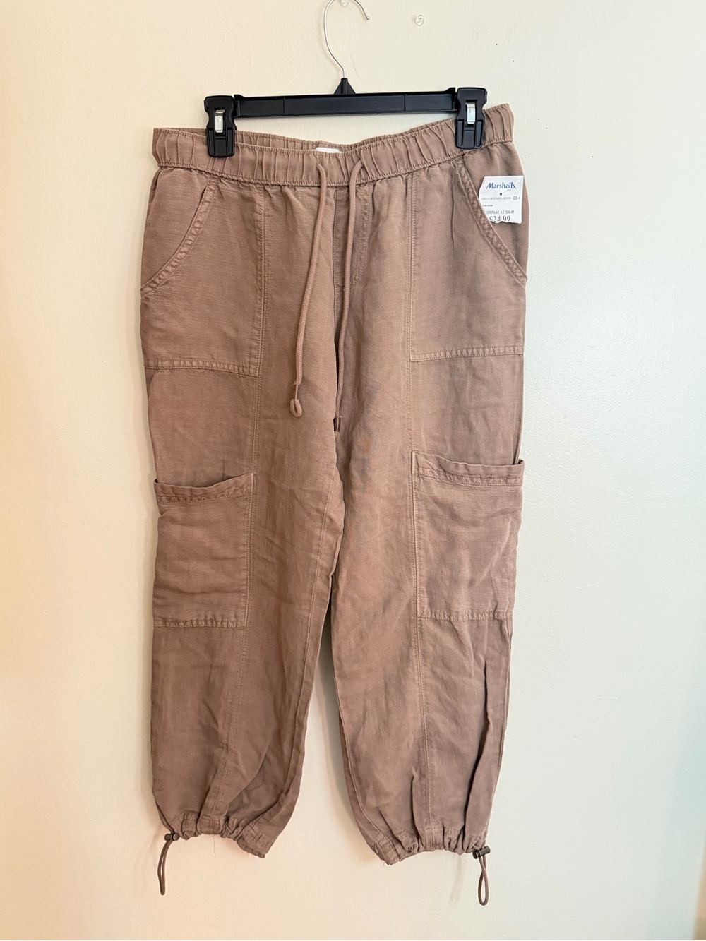 Women’s Linen Cargo Pants - Brand New!